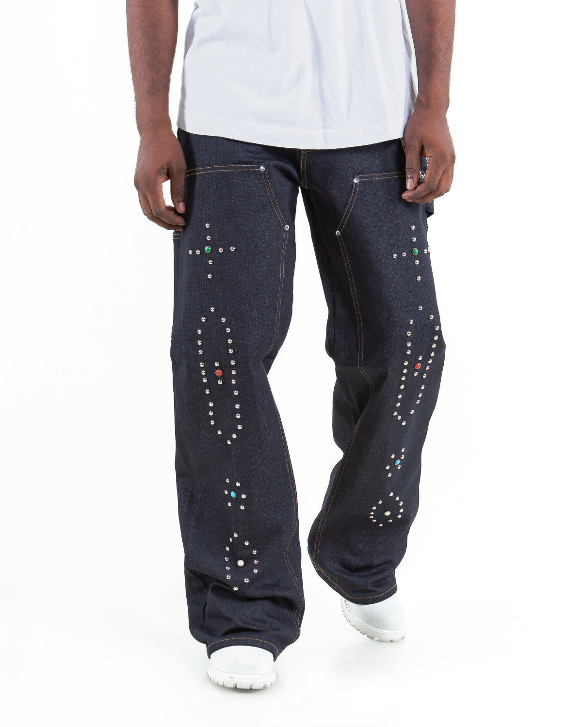 THE BAGGY - COOPER ( STUDDED DENIM )