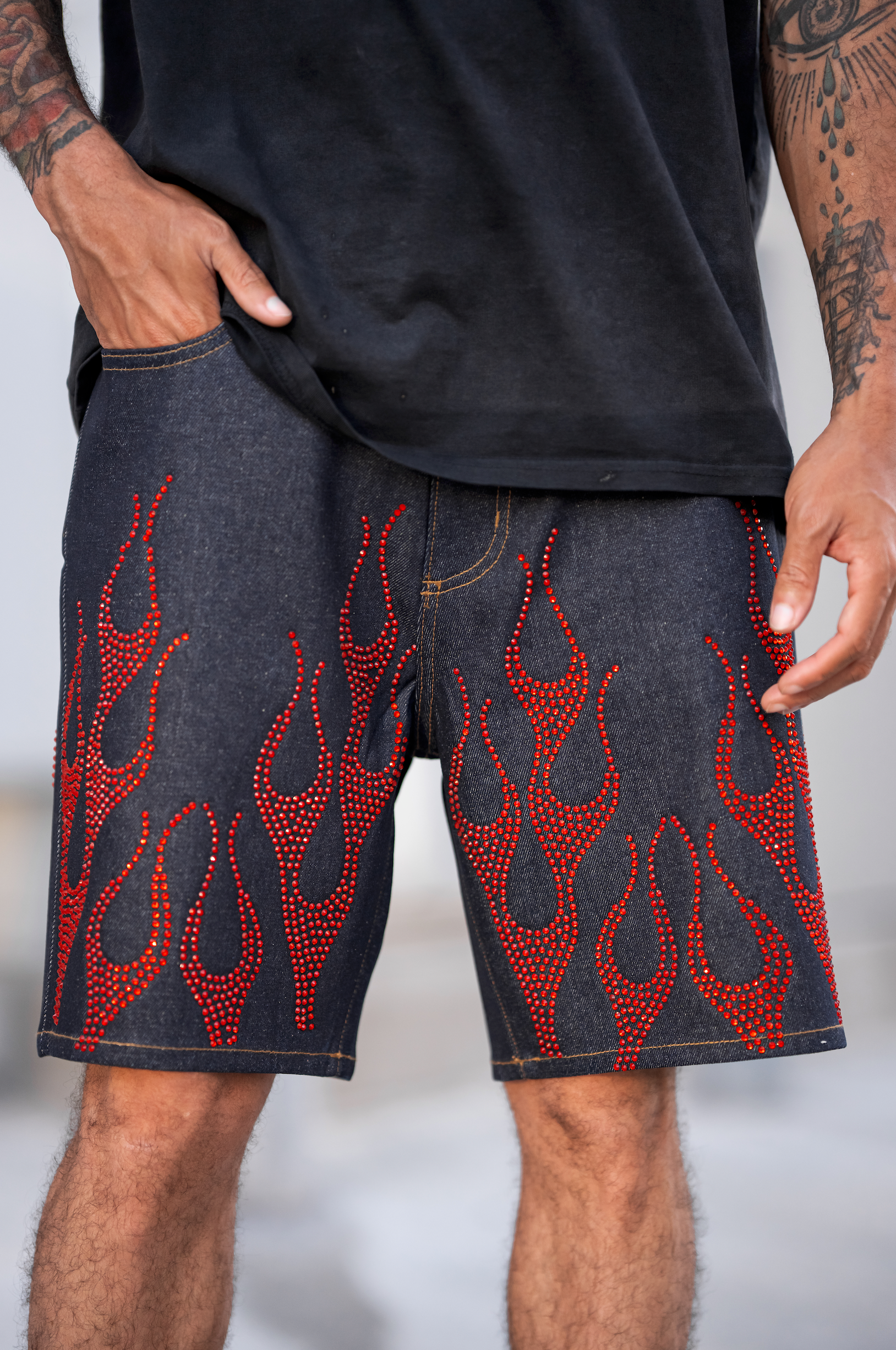 JORTS - FUEGO ( RAW DENIM )