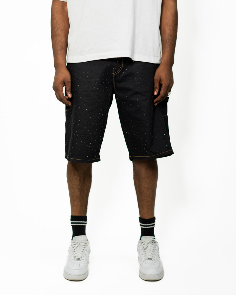 CARPENTER SHORTS - FLEETWOOD ( HAND PRESSED DIAMONDS )