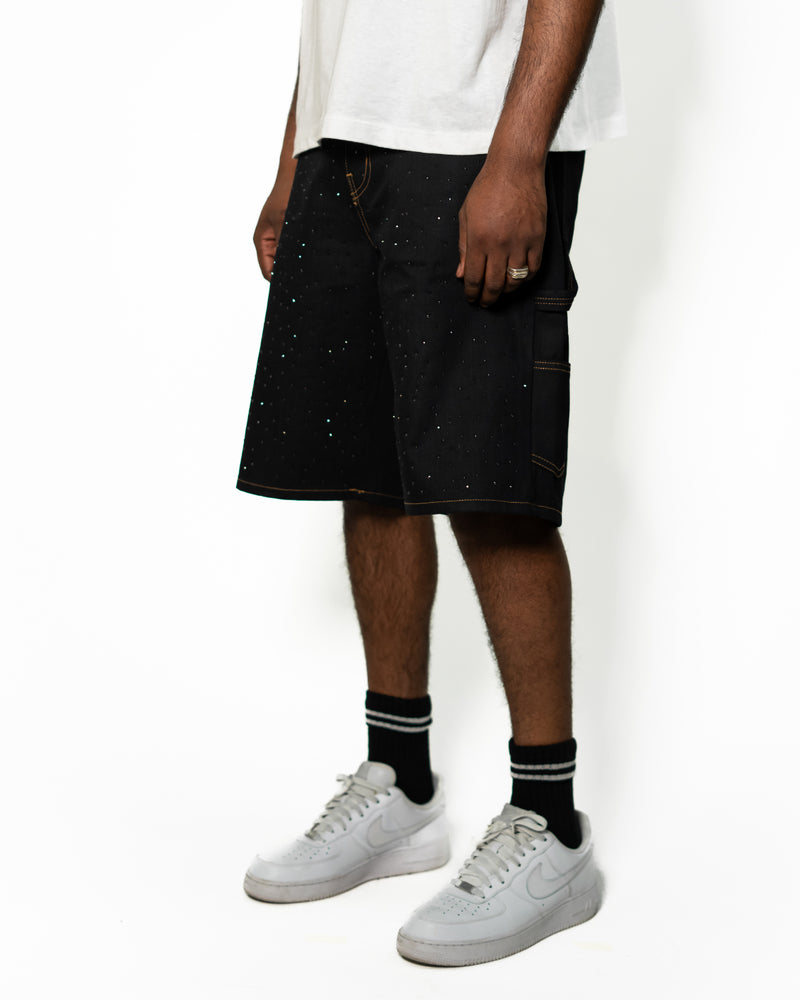 CARPENTER SHORTS - FLEETWOOD ( HAND PRESSED DIAMONDS )