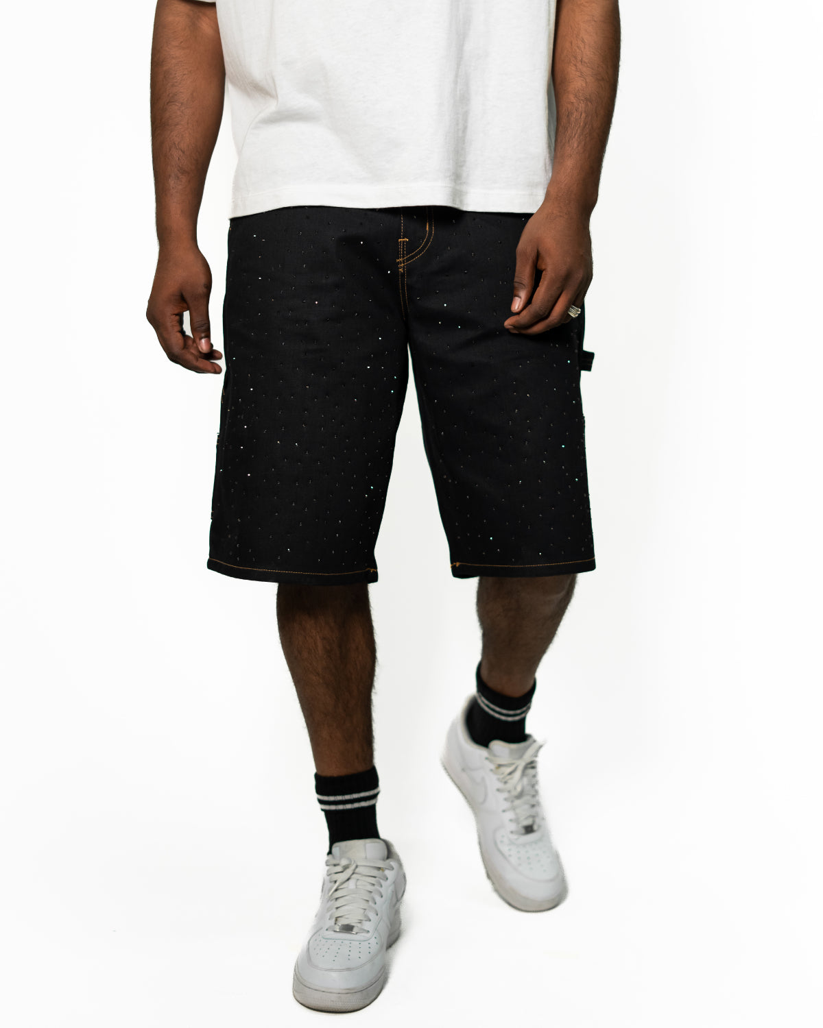 CARPENTER SHORTS - FLEETWOOD ( HAND PRESSED DIAMONDS )