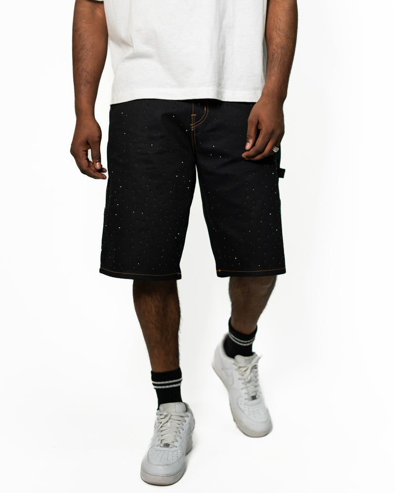 CARPENTER SHORTS - FLEETWOOD ( HAND PRESSED DIAMONDS )