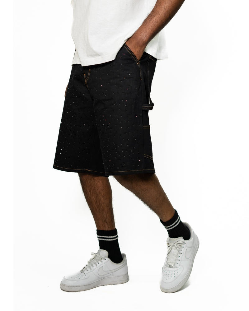 CARPENTER SHORTS - FLEETWOOD ( HAND PRESSED DIAMONDS )