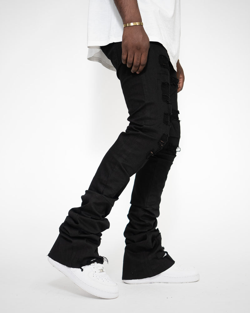 THE TRUE STACKED - TATTERED BLACK