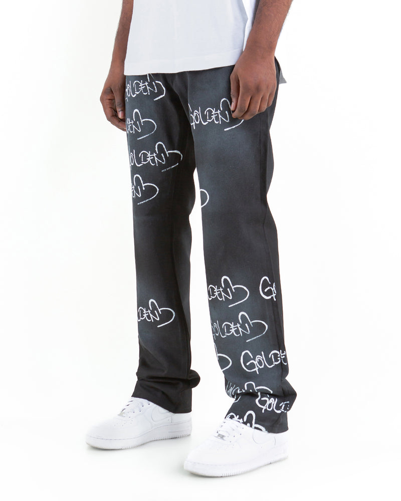 THE BAGGY - ORO ( STRAIGHT LEG )