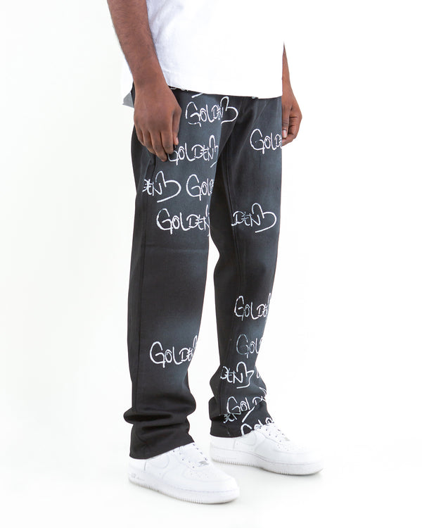 THE BAGGY - ORO ( STRAIGHT LEG )