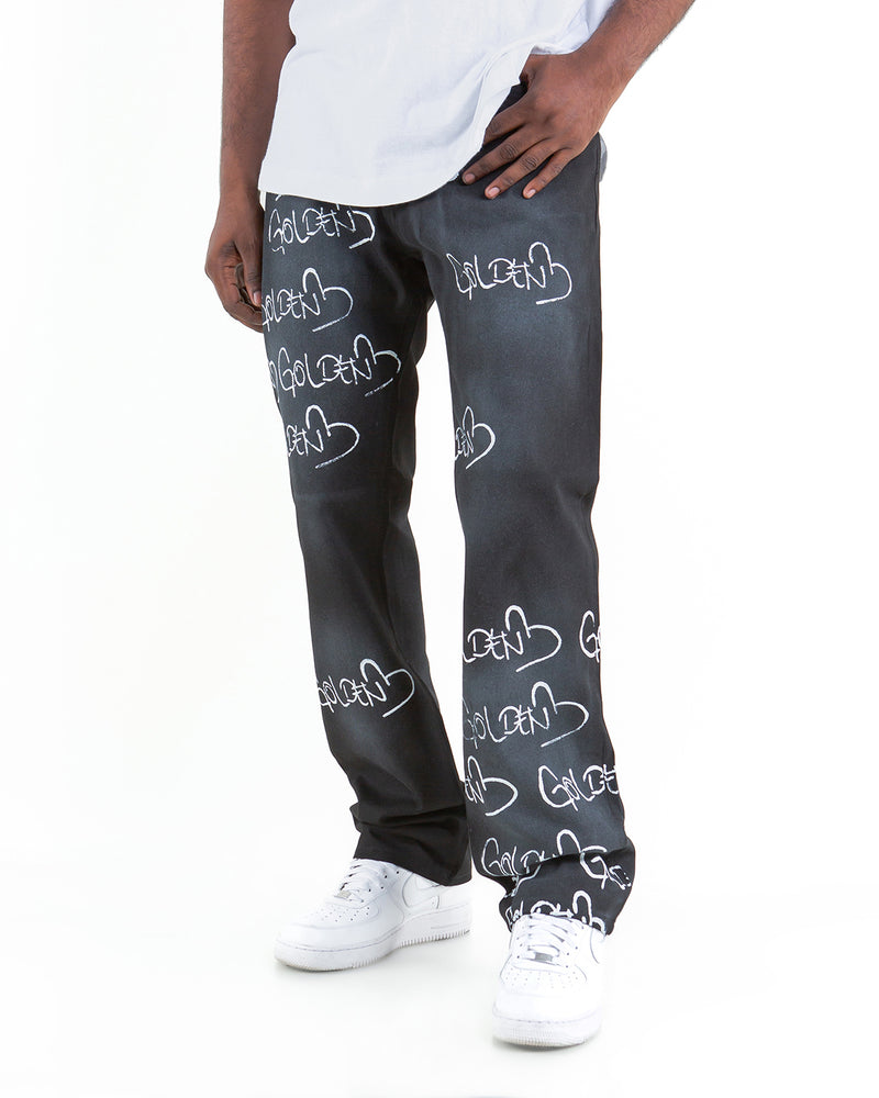 THE BAGGY - ORO ( STRAIGHT LEG )