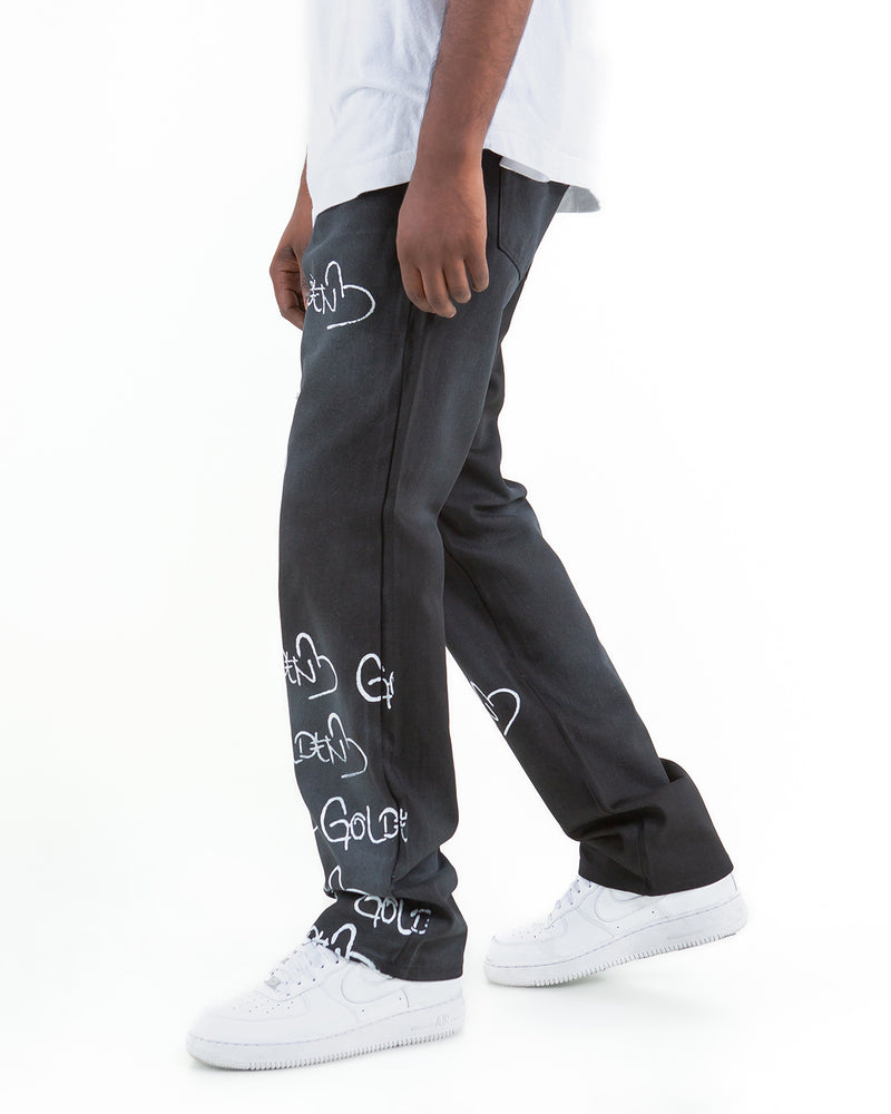 THE BAGGY - ORO ( STRAIGHT LEG )