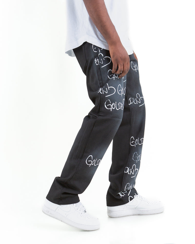 THE BAGGY - ORO ( STRAIGHT LEG )