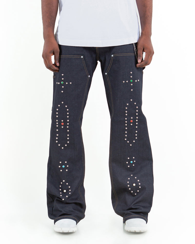 THE BAGGY - COOPER ( STUDDED DENIM )