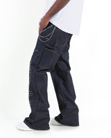 THE BAGGY - COOPER ( STUDDED DENIM )
