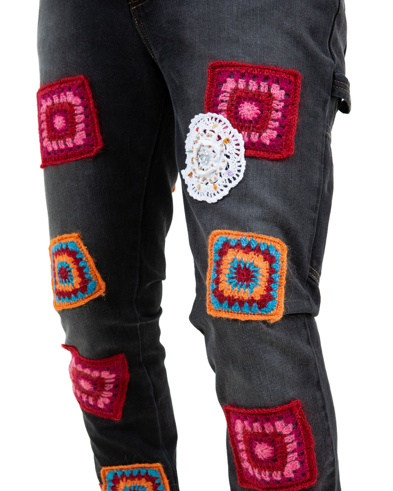 THE STACKED - VELOCITY ( CROCHET PATCHES )