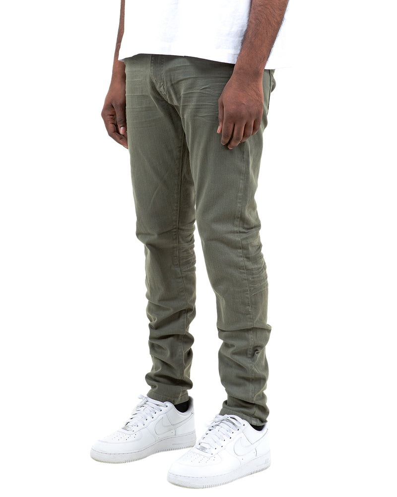 THE UNION SKINNY - MOSSY ( 4 WAY STRETCH )