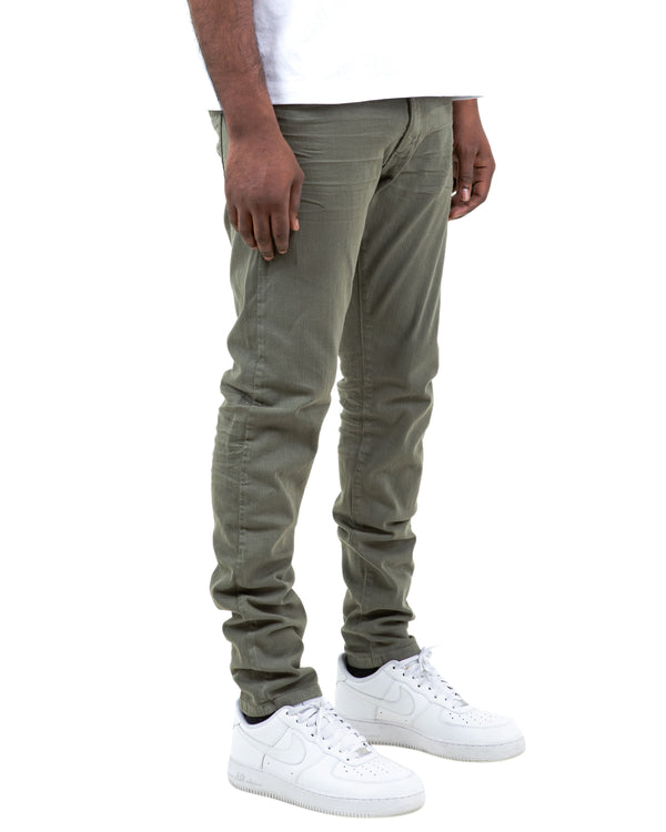 THE UNION SKINNY - MOSSY ( 4 WAY STRETCH )