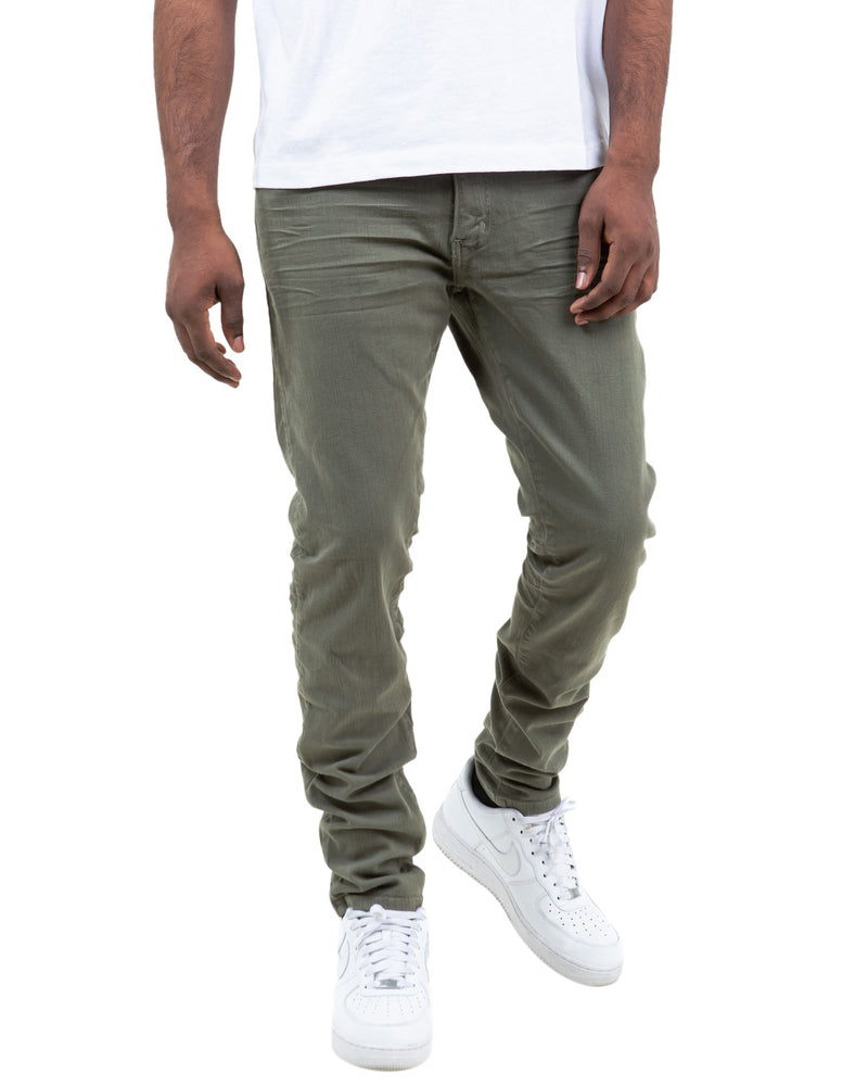 THE UNION SKINNY - MOSSY ( 4 WAY STRETCH )