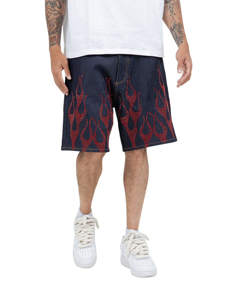 JORTS - FUEGO ( RAW DENIM )