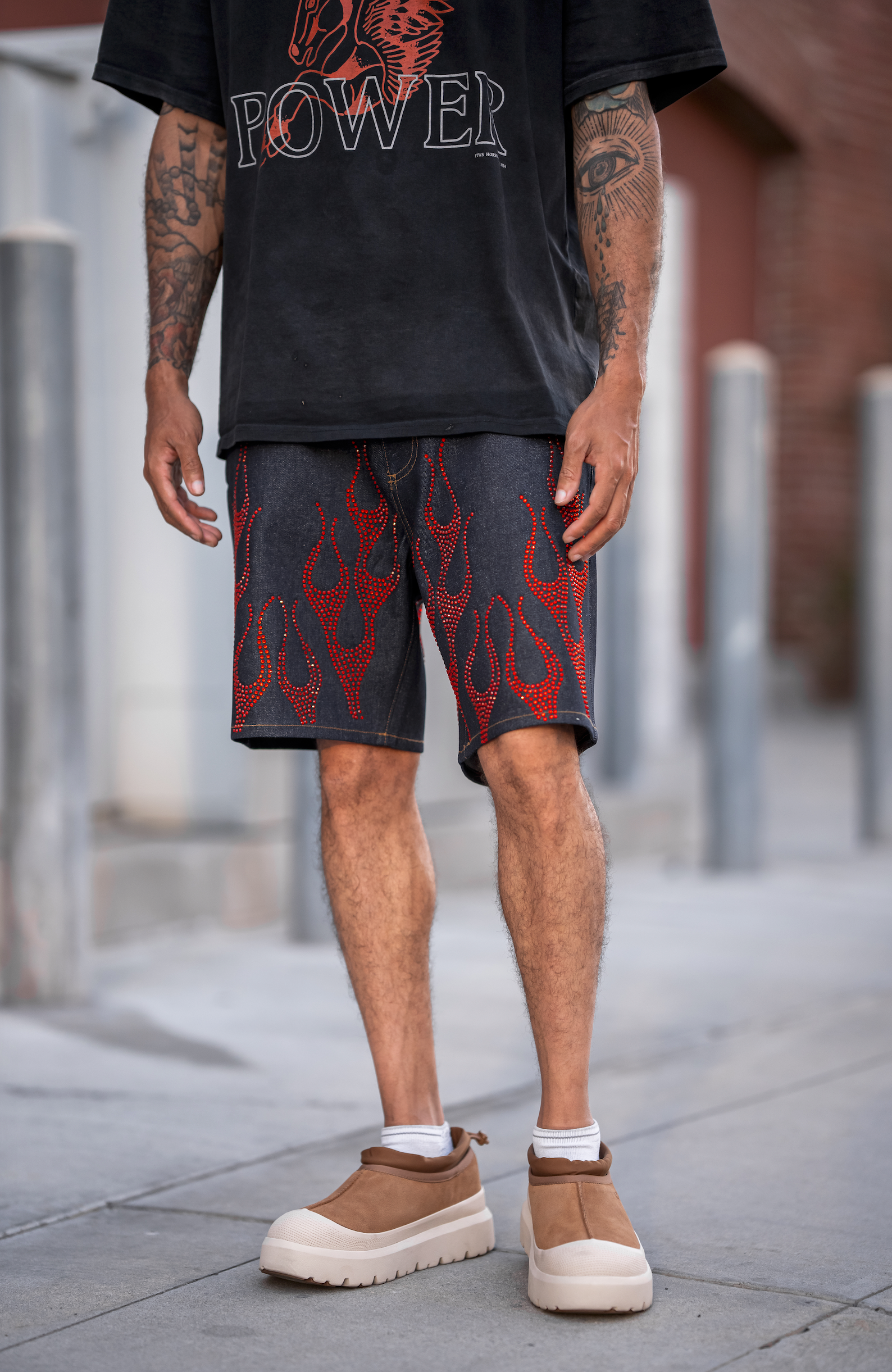 JORTS - FUEGO ( RAW DENIM )