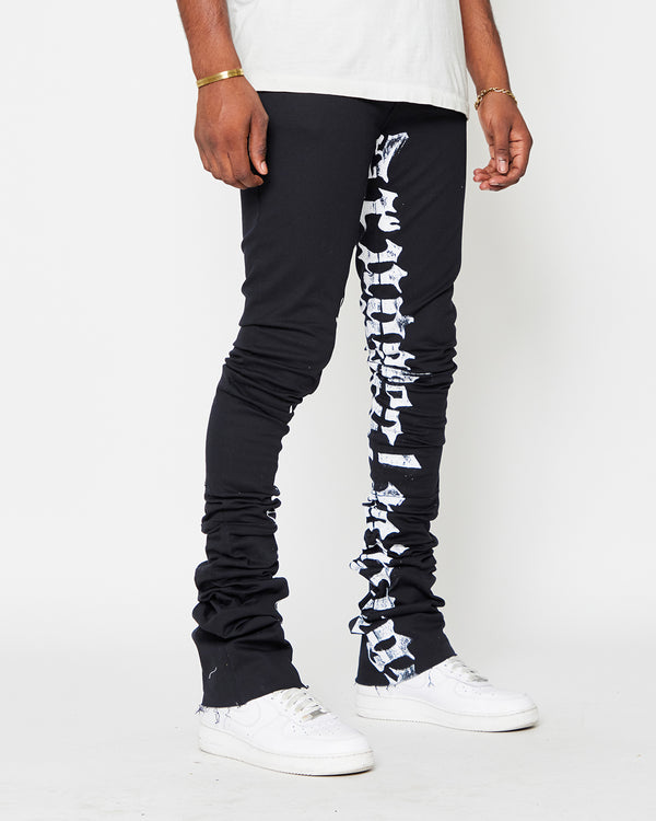 THE TRUE STACKED - ROYAL ( ELONGATED INSEAM )