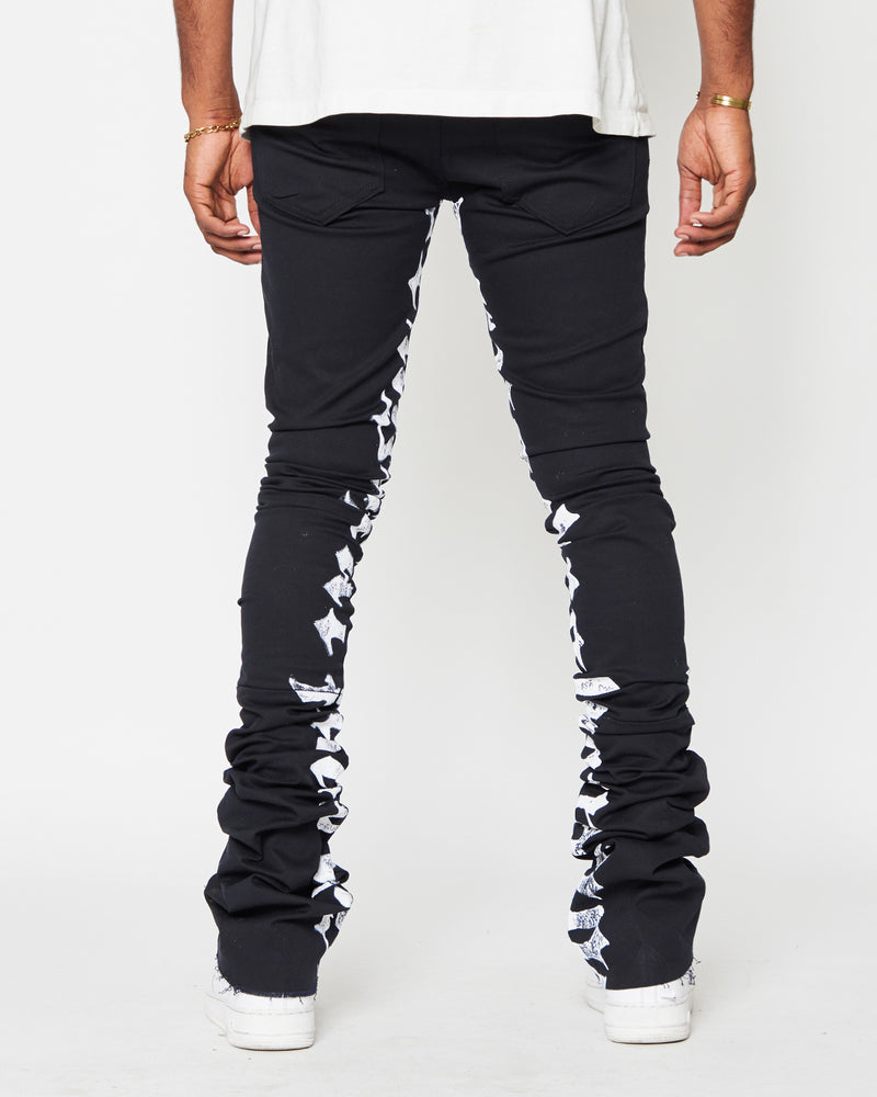 THE TRUE STACKED - ROYAL ( ELONGATED INSEAM )