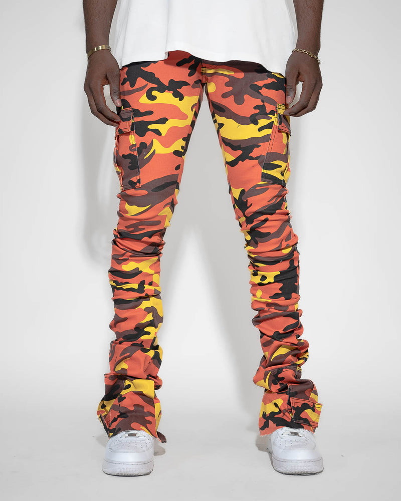 THE TRUE STACKED - REVOLT CARGO ( ELONGATED INSEAM )