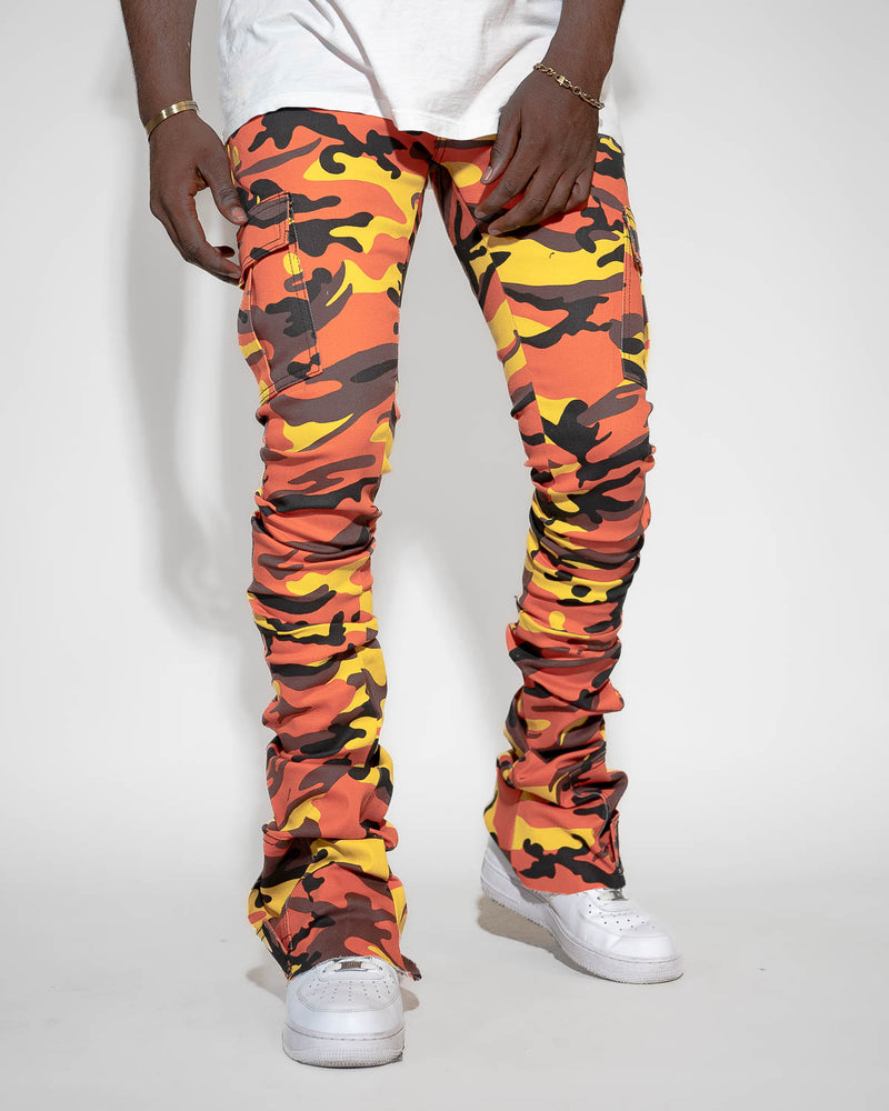 THE TRUE STACKED - REVOLT CARGO ( ELONGATED INSEAM )