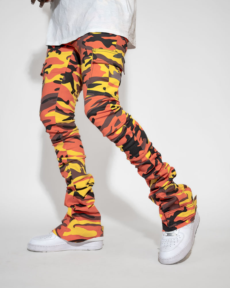 THE TRUE STACKED - REVOLT CARGO ( ELONGATED INSEAM )