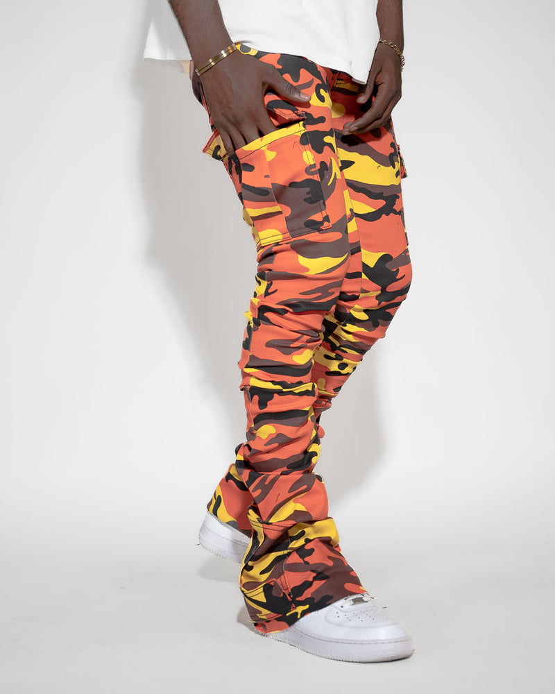THE TRUE STACKED - REVOLT CARGO ( ELONGATED INSEAM )