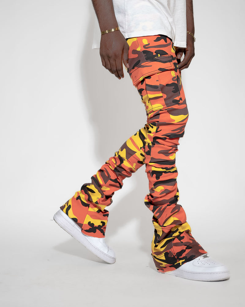 THE TRUE STACKED - REVOLT CARGO ( ELONGATED INSEAM )