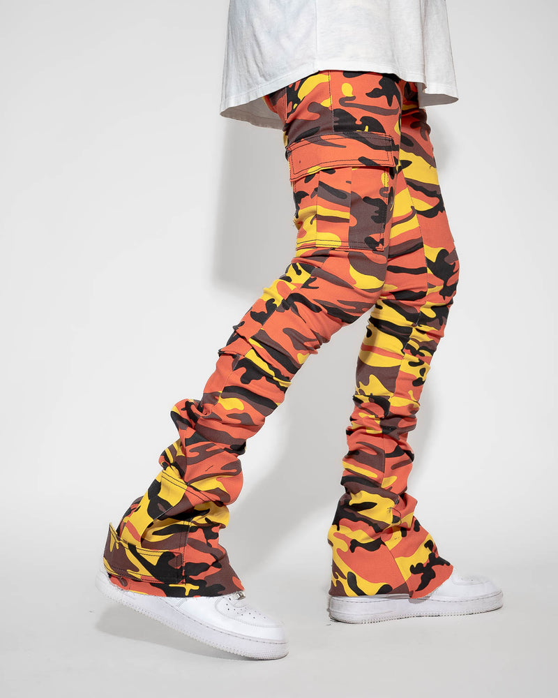 THE TRUE STACKED - REVOLT CARGO ( ELONGATED INSEAM )